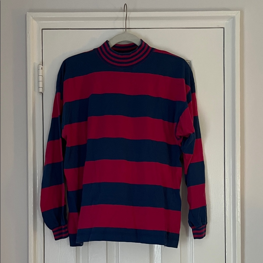 Vintage Long Sleeve Rugby Stripe T-Shirt